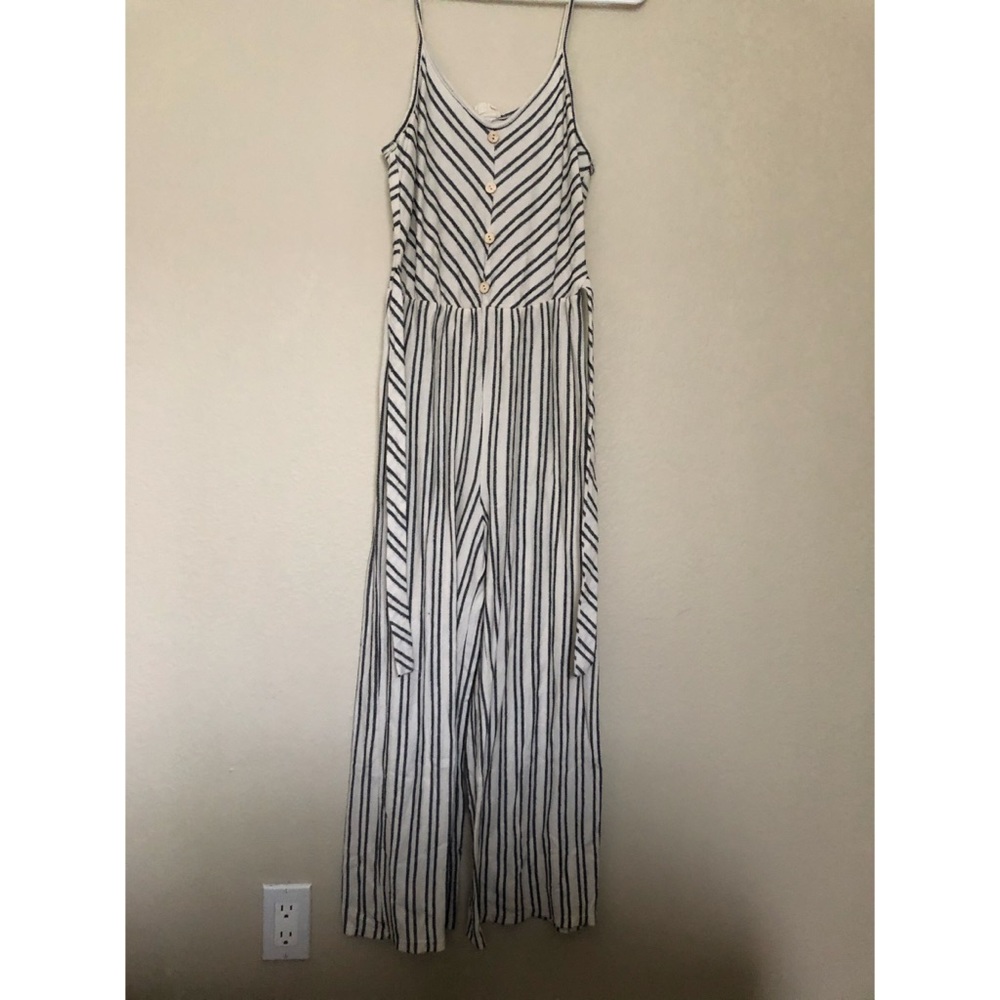 Striped Jumpsuit